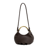 Dottie Espresso Recycled Vegan Leather Top Handle Bag