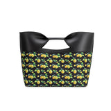 Jillian Black Lemon Recycled Vegan Leather Tote Bag
