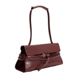 Klarissa Burgundy Recycled Vegan Leather Shoulder Bag