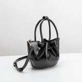 SAMPLE SM7122 Black Top Handle Bag - FINAL SALE