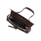 Klarissa Chocolate Recycled Vegan Leather Shoulder Bag