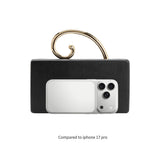Raya Espresso Vegan Leather Crossbody Bag