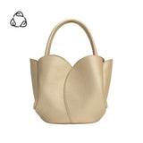 Tulip Gold Recycled Vegan Top Handle Bag