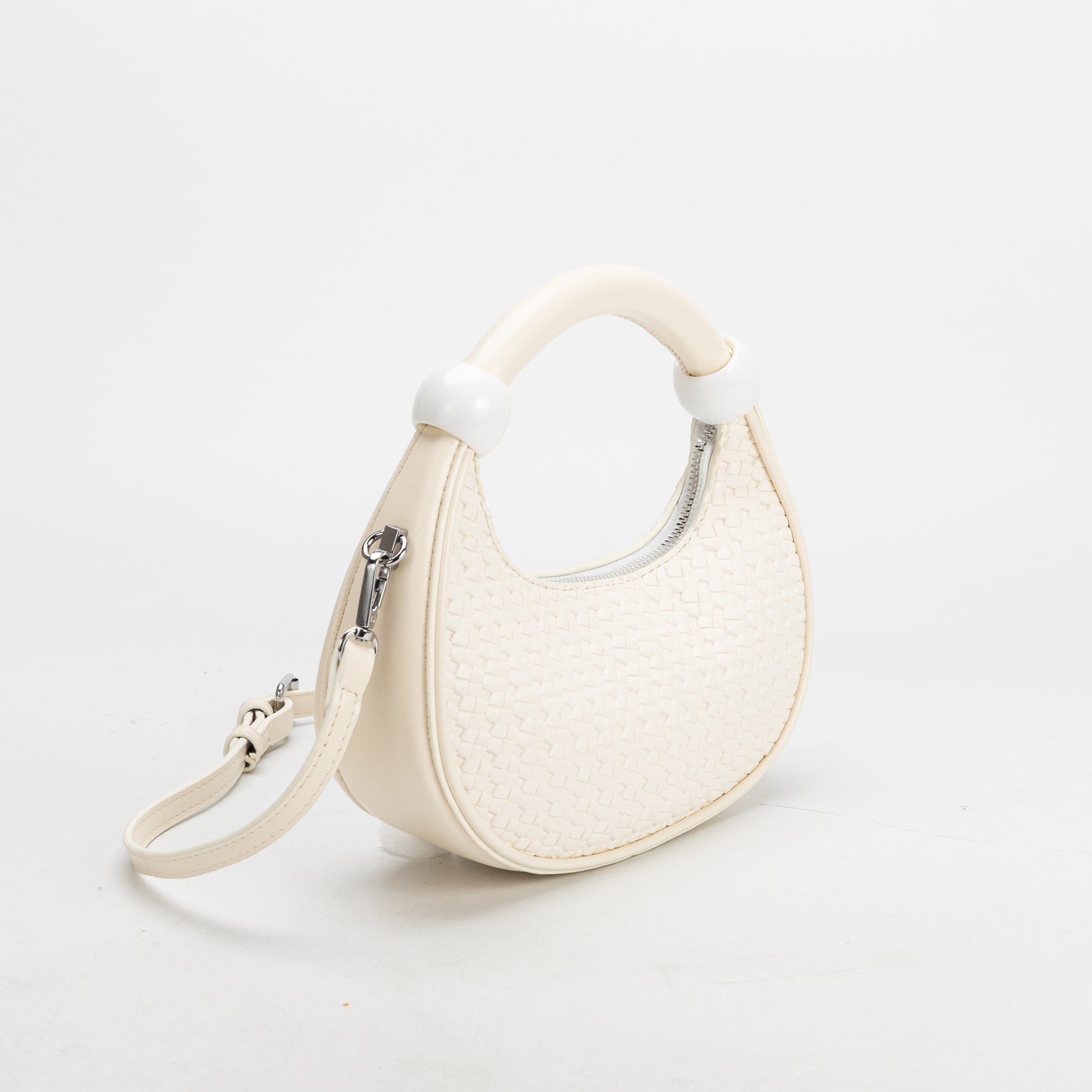 SAMPLE SM0004 Ivory Small Crossbody Bag - FINAL SALE