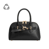 Rue Black Recycled Vegan Top Handle Bag