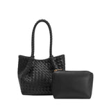 SAMPLE YP9234 Black Top Handle Bag - FINAL SALE