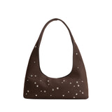 SAMPLE BD1002 Chocolate Shoulder Bag - FINAL SALE