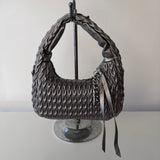 SAMPLE BK2400 Silver Hobo Bag - FINAL SALE