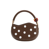 Jennie Chocolate Recycled Vegan Top Handle Bag