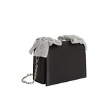 Yuri Black Bow Crossbody Bag