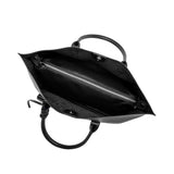 Astrid Black Recycled Vegan Leather Tote Bag