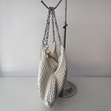 SAMPLE BK2401 White Shoulder Bag - FINAL SALE