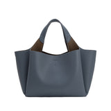 Whitley Slate Recycled Vegan Leather Tote Bag