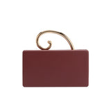 Raya Burgundy Vegan Leather Crossbody Bag