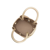 Tulip Metallic Gold Mini Recycled Vegan Top Handle Bag