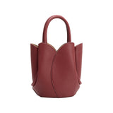Tulip Red Mini Recycled Vegan Top Handle Bag