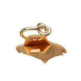 SAMPLE YS8500 Gold Crystal Mesh Top Handle Bag - FINAL SALE