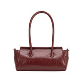 Ruthie Burgundy Recycled Vegan Shoulder Bag