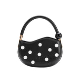 Jennie Black Recycled Vegan Top Handle Bag