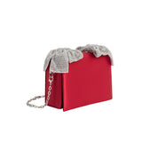 Yuri Red Bow Crossbody Bag
