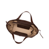 Jill Chocolate Suede Recycled Vegan Tote Bag