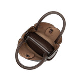 Tulip Chocolate Recycled Vegan Top Handle Bag