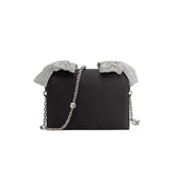 Yuri Black Bow Crossbody Bag