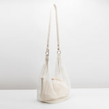 SAMPLE SM6935 White Mesh Shoulder Bag - FINAL SALE