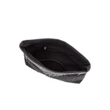 Fayth Black Rhinestone Wristlet