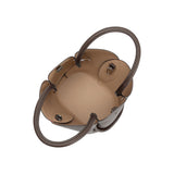 Tulip Chocolate Recycled Vegan Top Handle Bag