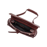 Klarissa Burgundy Recycled Vegan Leather Shoulder Bag