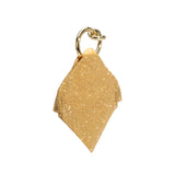 SAMPLE YS8500 Gold Crystal Mesh Top Handle Bag - FINAL SALE