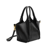 Belinda Black Recycled Vegan Leather Tote Bag