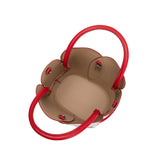 Tulip Red Strawberry Recycled Vegan Top Handle Bag