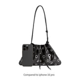 Paloma Black Recycled Vegan Shoulder Bag
