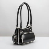 SAMPLE SM6494 Black Shoulder Bag - FINAL SALE