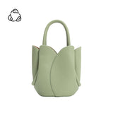 Tulip Sage Mini Recycled Vegan Top Handle Bag