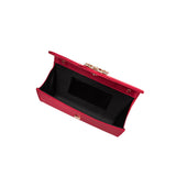 Elodie Red Satin Crossbody Bag