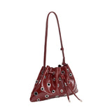 Paloma Burgundy Recycled Vegan Shoulder Bag