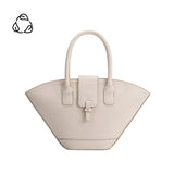 Violet Ivory Recycled Vegan Leather Crossbody Bag