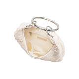 SAMPLE AC6054 Ivory Woven Crossbody Bag - FINAL SALE