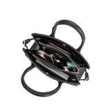 Marlo Black Recycled Vegan Top Handle Bag