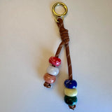 SAMPLE BD1054 Multi Twin Beaded Bag Charm - FINAL SALE