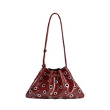 Paloma Burgundy Recycled Vegan Shoulder Bag