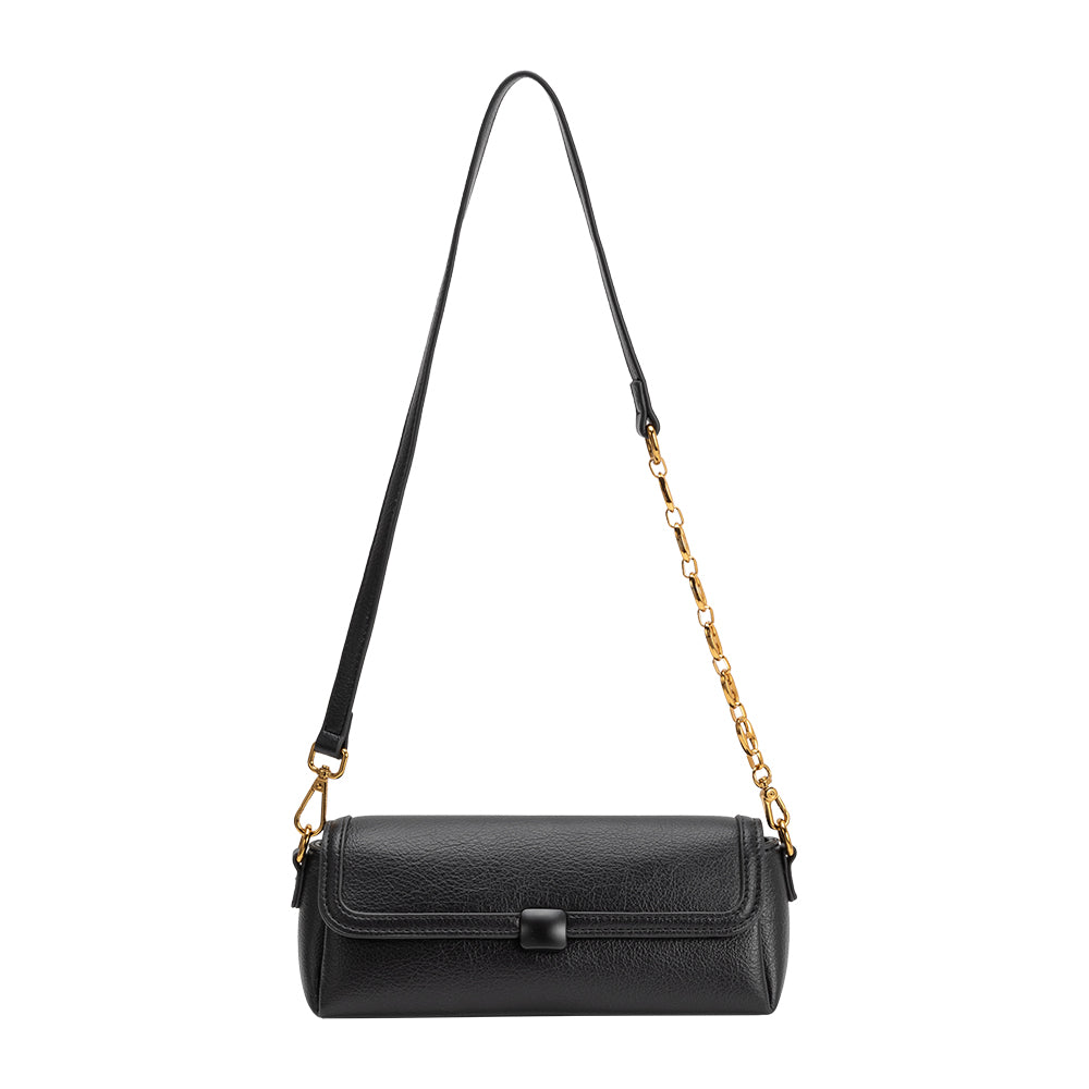 Fancy Vegan Leather Shoulder Bag