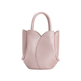 Tulip Metallic Pink Mini Recycled Vegan Top Handle Bag