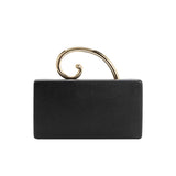 Raya Black Vegan Leather Crossbody Bag