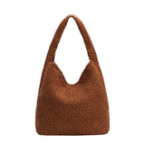 Johanna Tan Large Recycled Vegan Suede Shoulder Bag