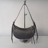 SAMPLE SM1363 Pewter Shoulder Bag - FINAL SALE
