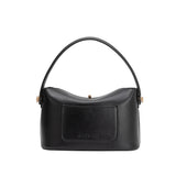 Lana Black Recycled Vegan Leather Crossbody Bag